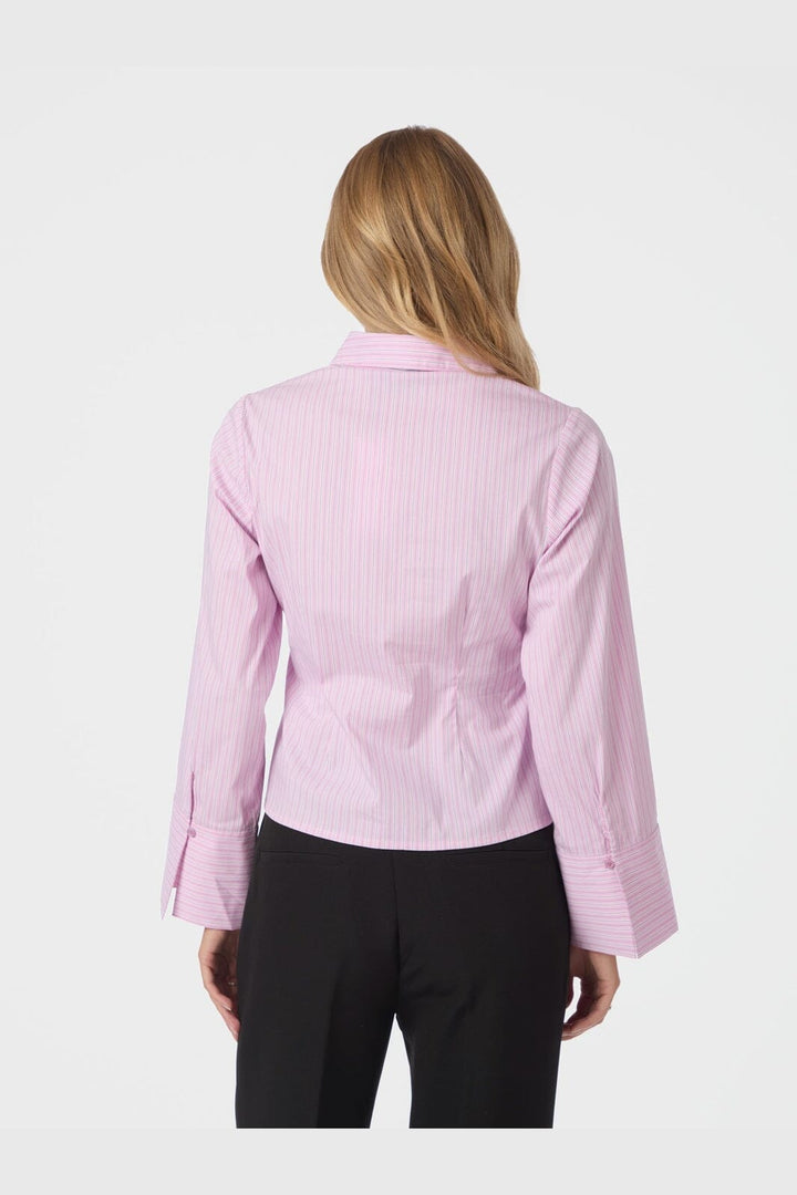 Neo Noir - Rosa Shadow Stripe Shirt 166611 - 754 - Light Pink