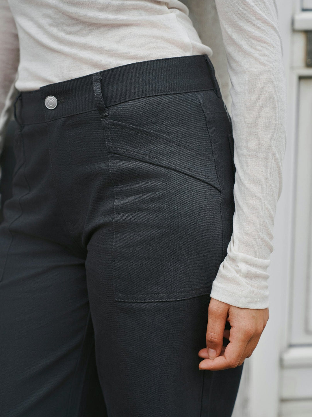 Neo Noir - Saphir Twill Pants 170794 - 132 - Antracit Bukser 