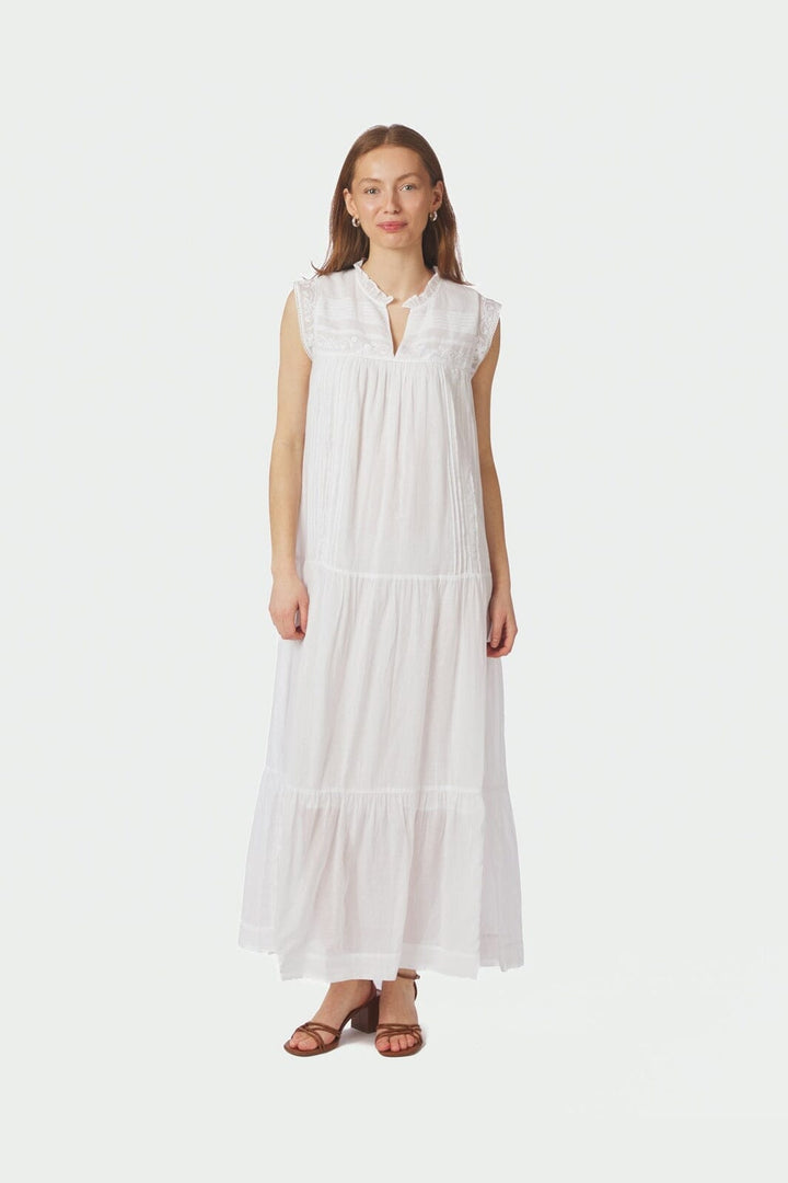 Neo Noir - Veana S Voile Maxi Dress 169064 - 120 - White