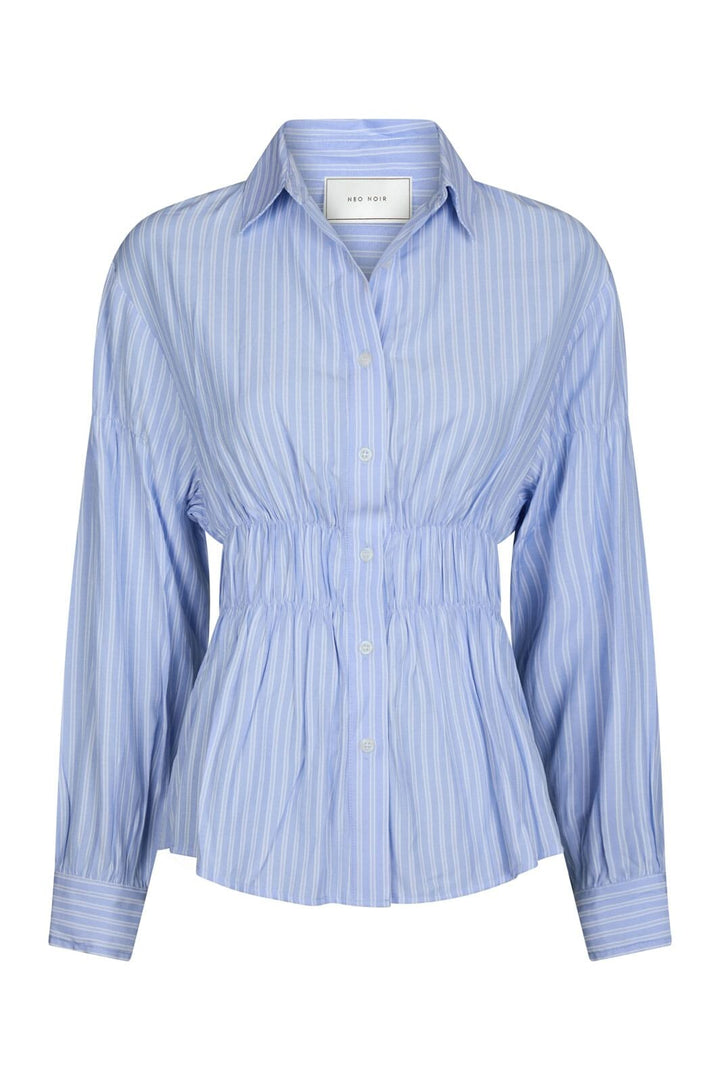 Neo Noir - Wales Stripe Shirt 166278 - 145 - Light Blue