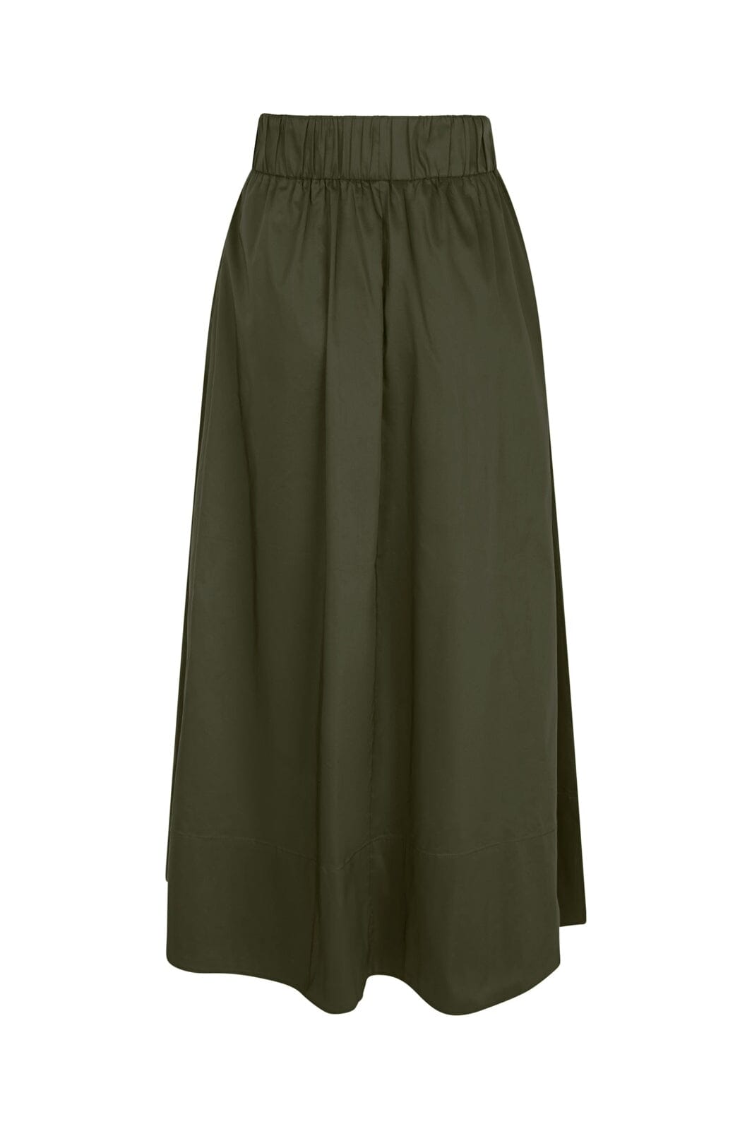 Neo Noir - Yara Long Poplin Skirt 163076 - 151 - Army