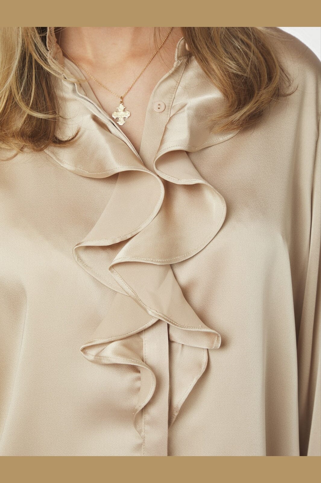 Neo Noir - Zamola Blouse 166450 - 125 - Dark Sand