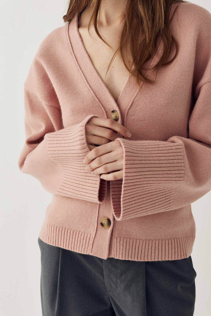 Noella - Lenyx Knit Cardigan 13770001 - 1460 - Blush Pink Cardigans 