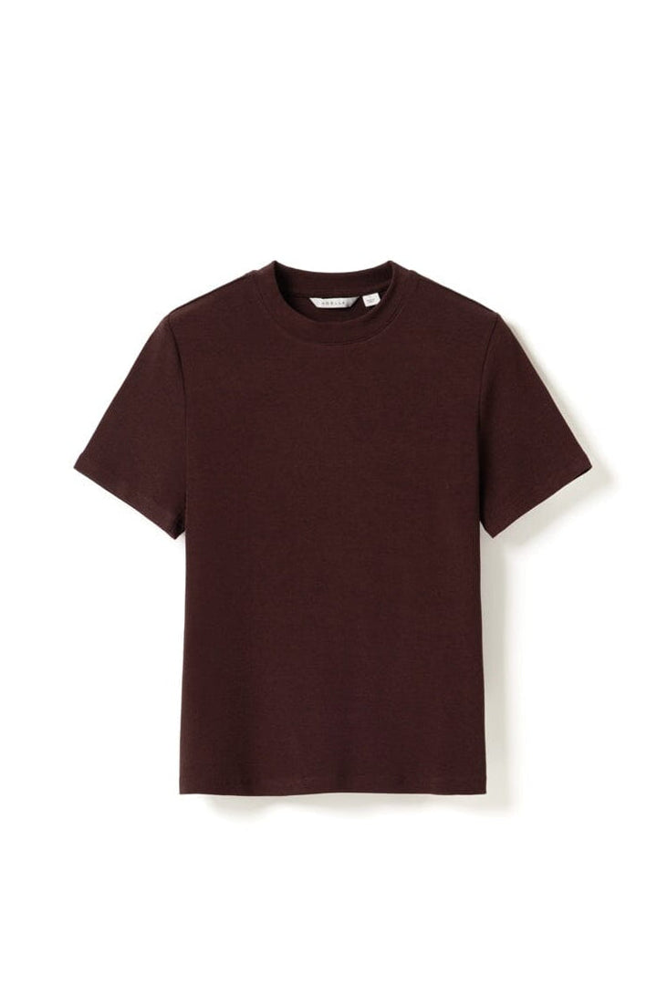 Noella - Lidie Ss Top 14090002 - 1496 - Burgundy Melange