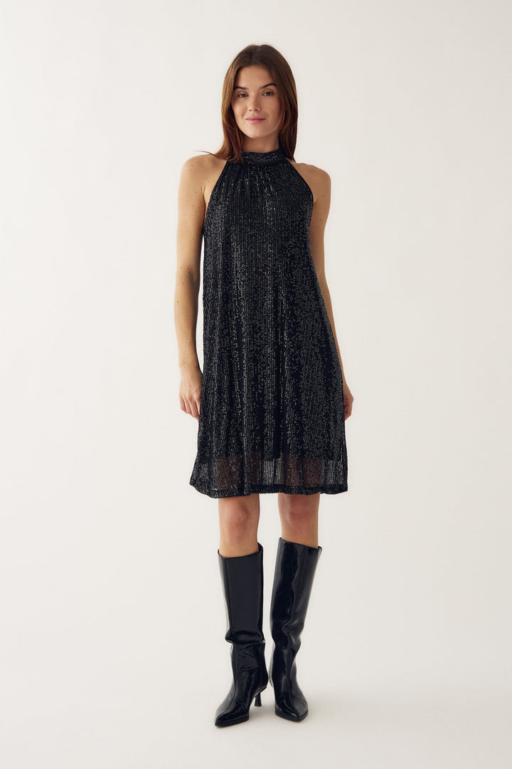 Noella - Luvena Dress 14320002 - 004 - Black Kjoler 