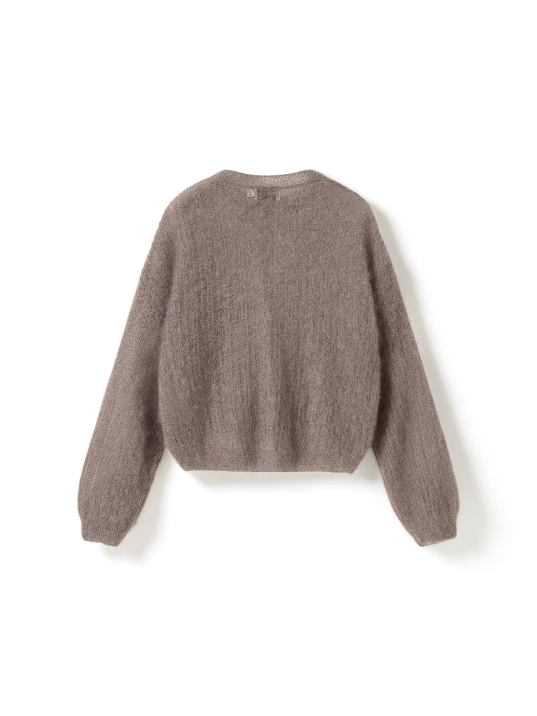 Noella - N-Lillee Knit 17030001 - 1438 - Timber Wolf Strikbluser 
