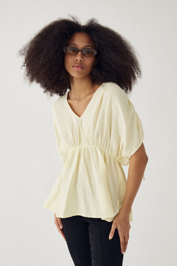 Noella - N-Marion Blouse 13490005 - 1322 - Butter Bluser 