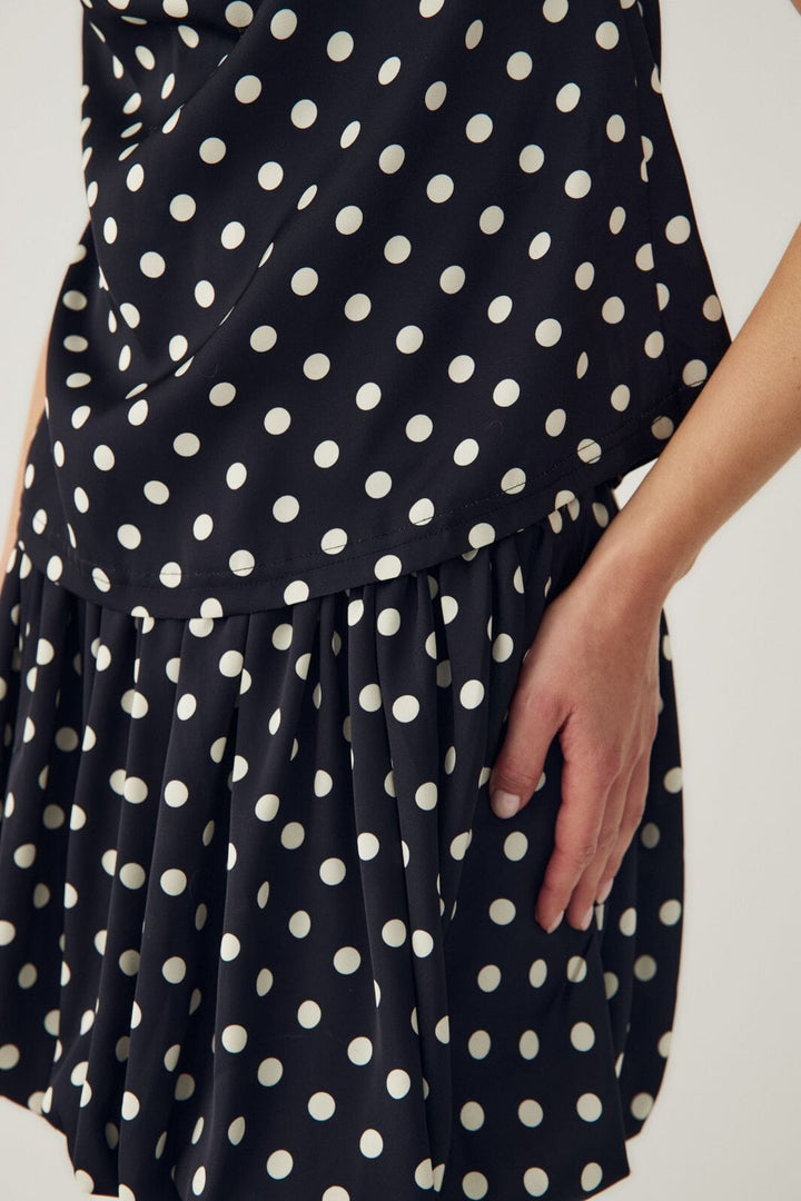 Noella - N-Mili Skirt 16900001 - 1529 - Debbee Black Print Nederdele 