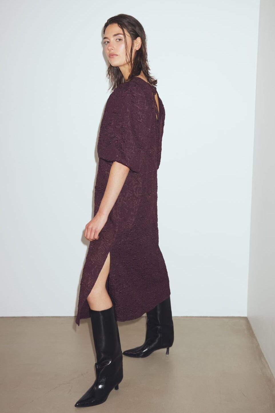 Noella - N-Pastis Long Dress 14840001 - 1393 - Winetasting