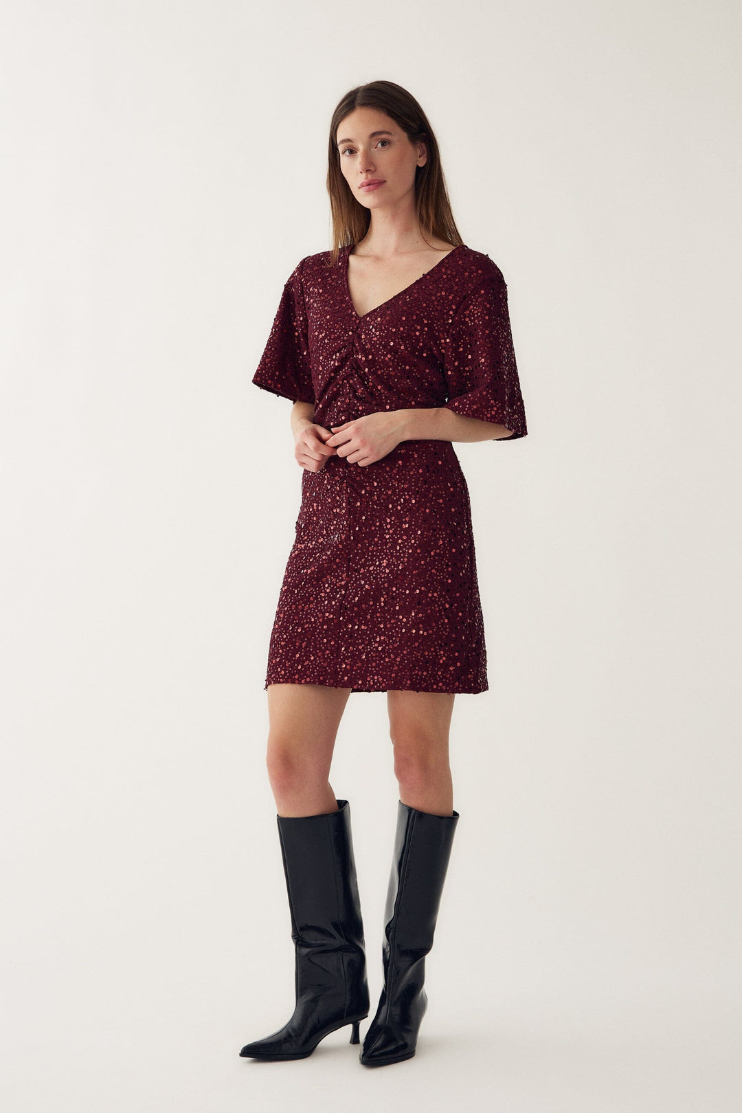 Noella - Soli Dress 11630001 - 1393 - Winetasting Kjoler 