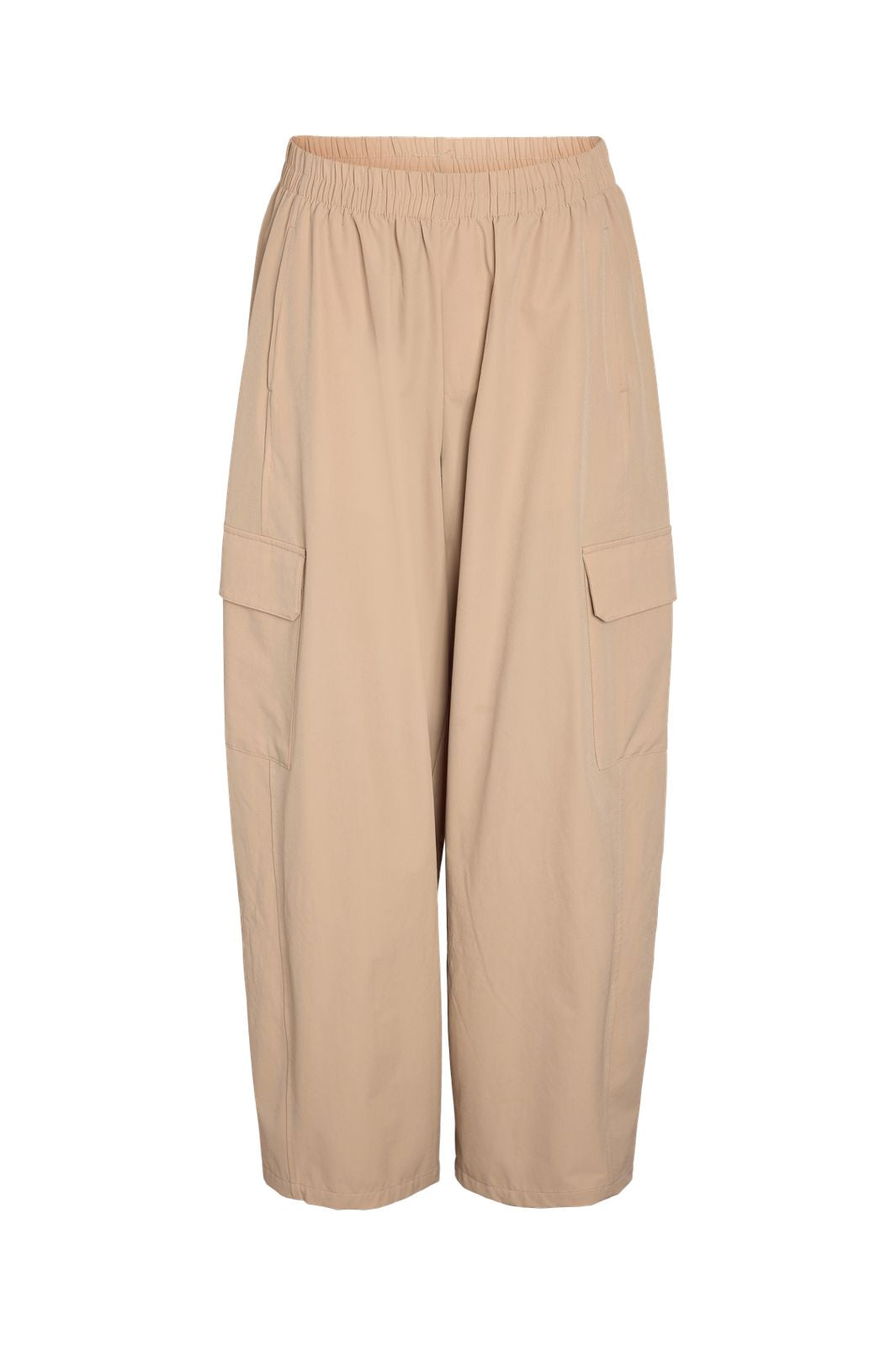 Noisy May - Nmkirby Barrel Pants - 5091335 White Pepper