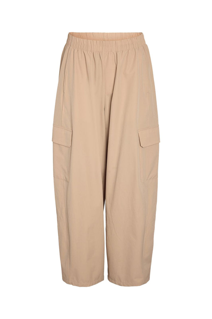 Noisy May - Nmkirby Barrel Pants - 5091335 White Pepper