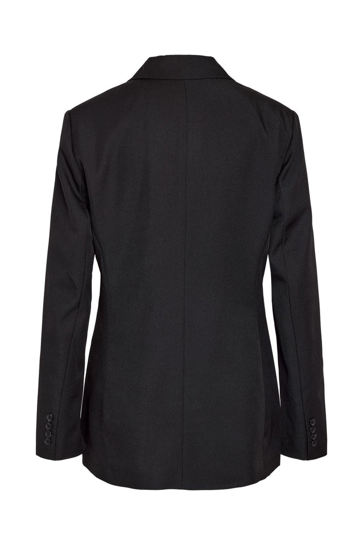 Noisy May - Nmolga L/S Fitted Blazer Tlr - 5105117 Black
