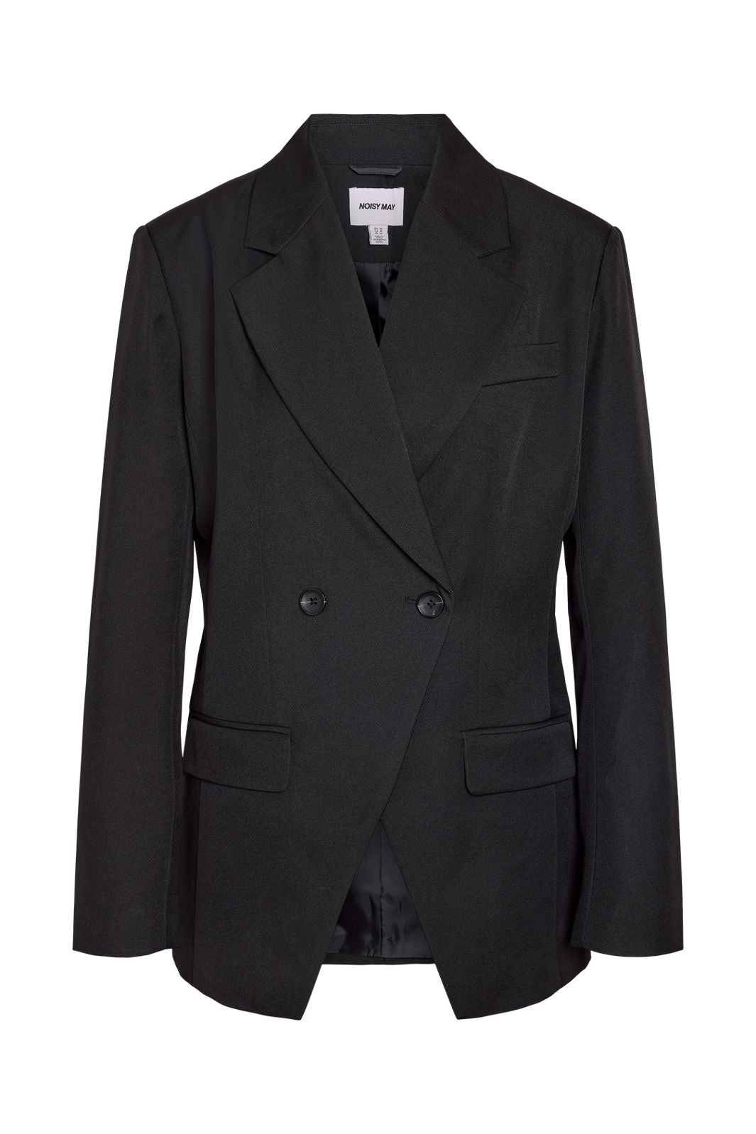 Noisy May - Nmolga L/S Fitted Blazer Tlr - 5105117 Black