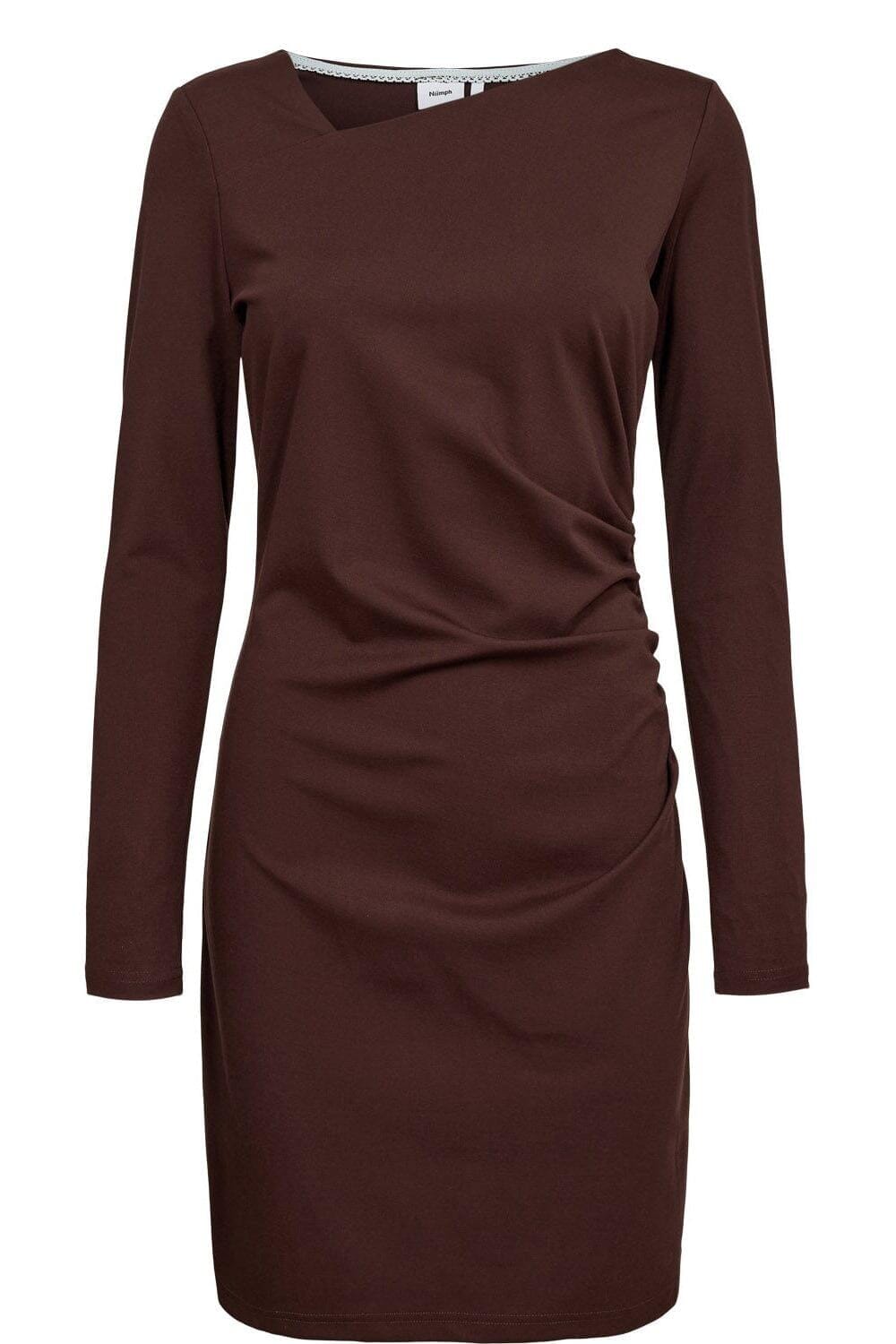 Nümph - Numelba Jersey Dress 707601 - Chocolate Plum Kjoler 