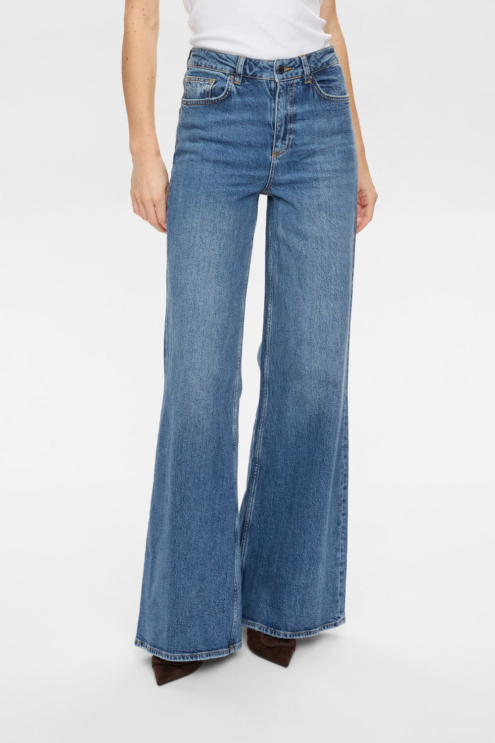 Nümph - Nupisa Hr Wide Jeans - S3013 706673 - Medium Blue Denim Jeans 