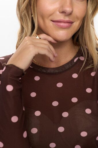 NüMph - Nusine Mesh Blouse 707155 - Sahara Sun Bluser 