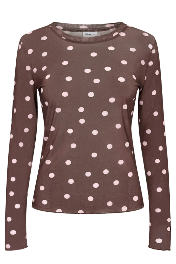 NüMph - Nusine Mesh Blouse 707155 - Sahara Sun Bluser 