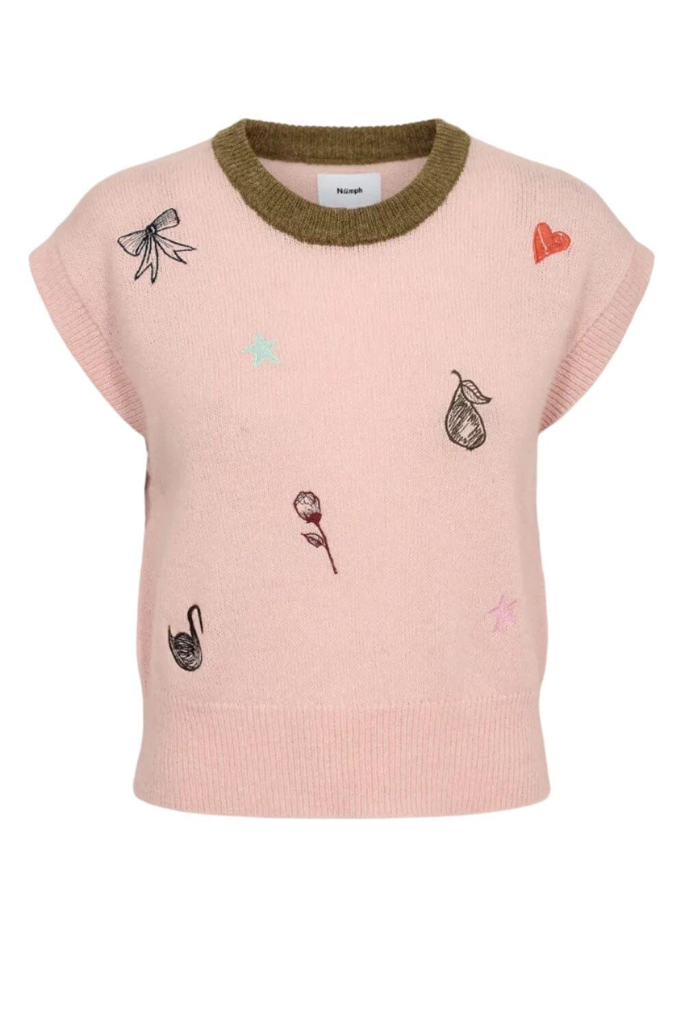 Nümph - Nuyppa Embroidery Vest 707510 - Peachskin Veste 