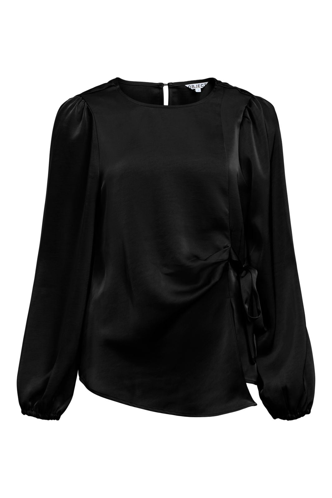 Object - Objchilli L/S Re O-Neck Top - 5178501 Black