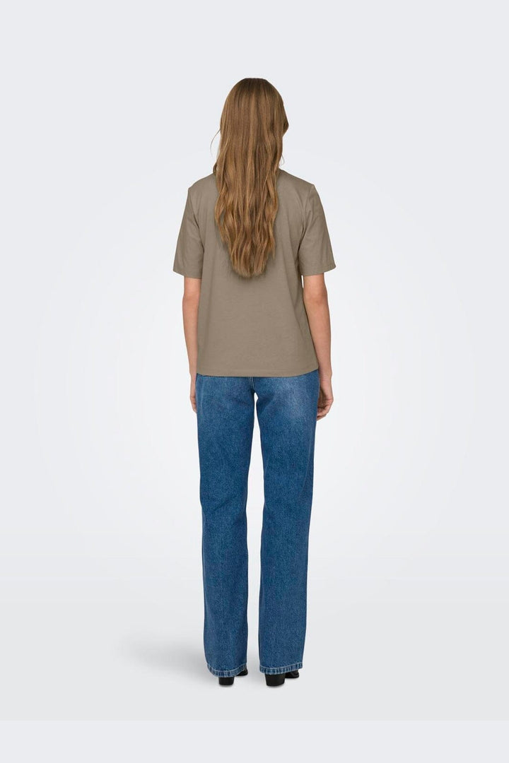 Only - Onl S/S Tee - 4959076 Walnut