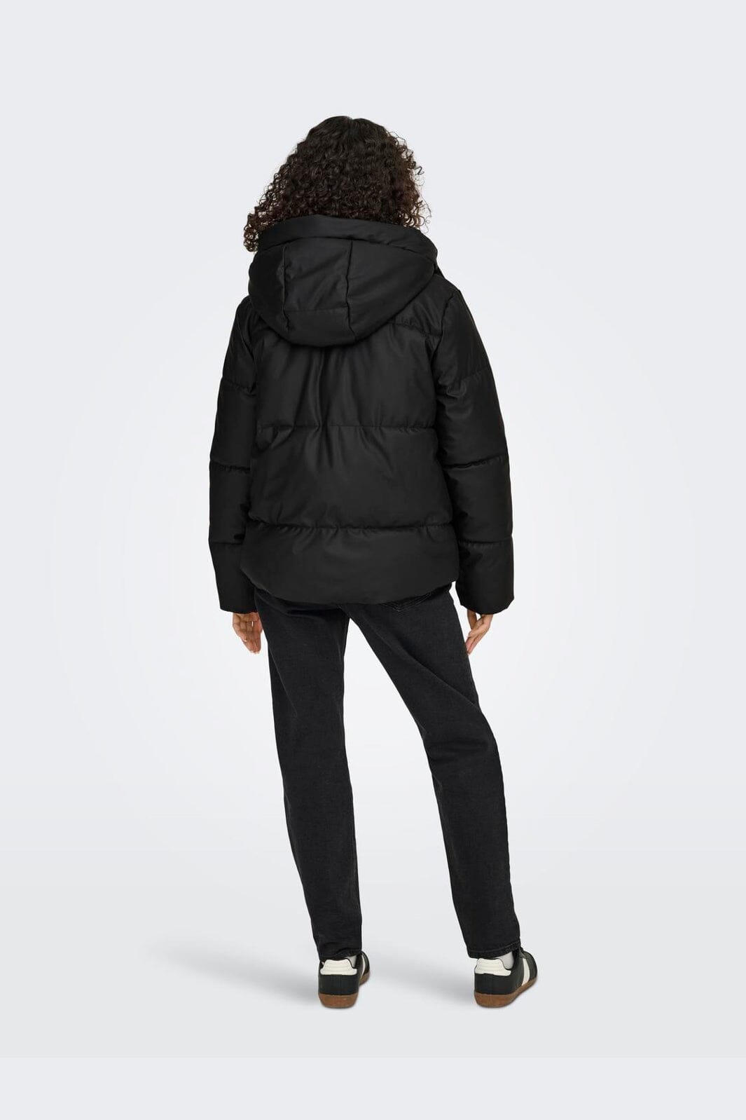 Only - Onlagnes Coated Puffer Jacket - 4924292 Black