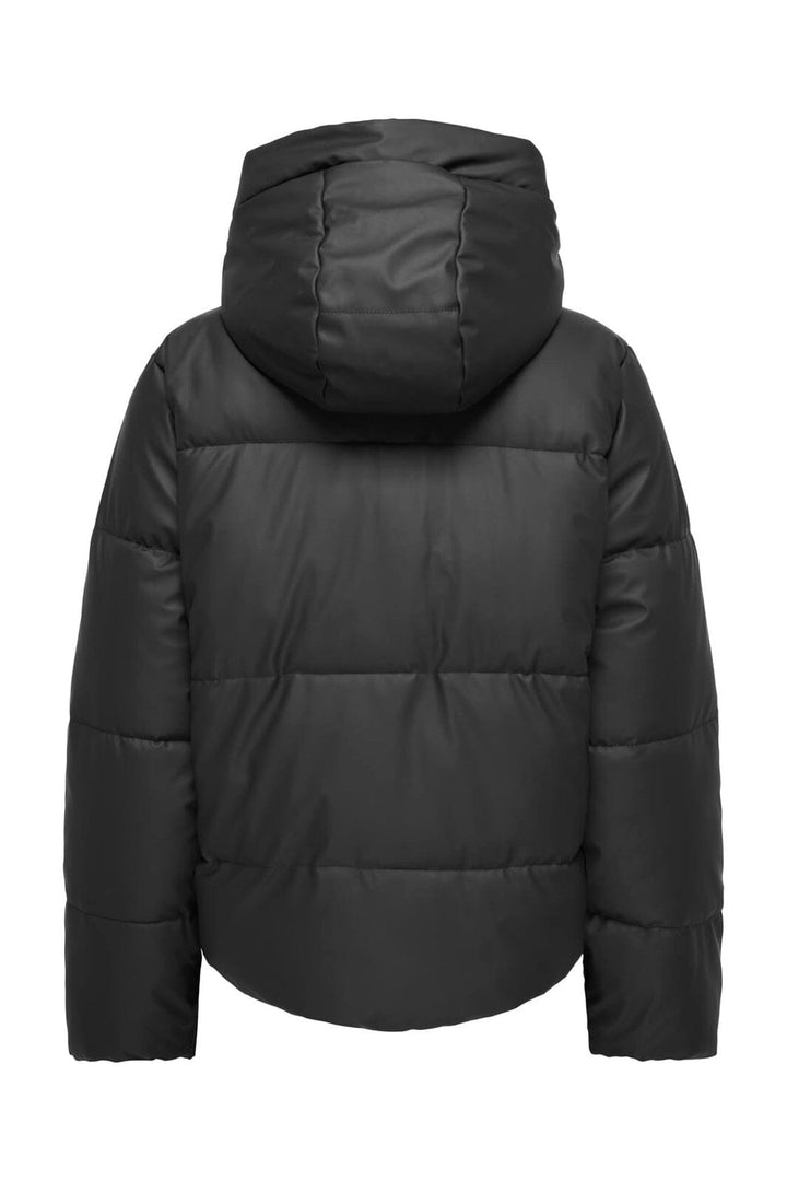 Only - Onlagnes Coated Puffer Jacket - 4924292 Black