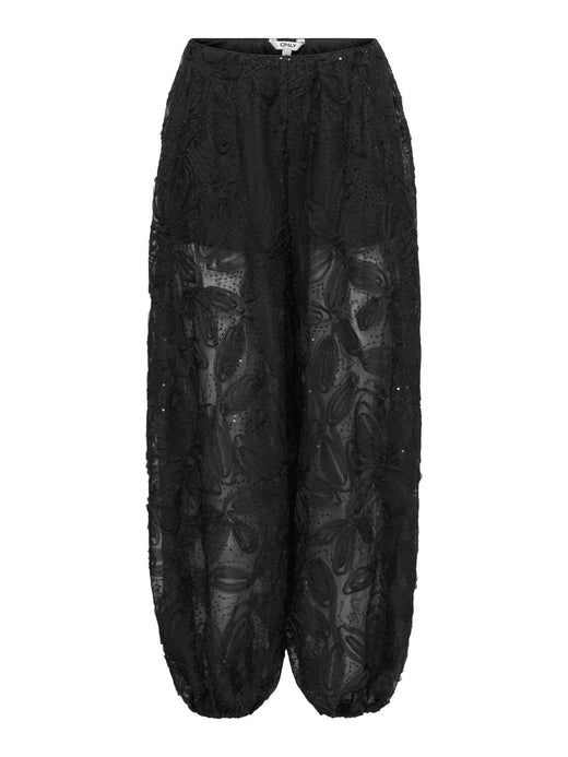 Only - Onlalvina Sequin Balloon Pants - 5135332 Black Bukser 