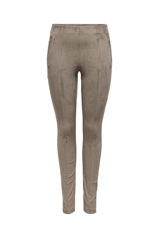 Only - Onlangali Life Zip Faux S Legging Cc - 4786368 Walnut