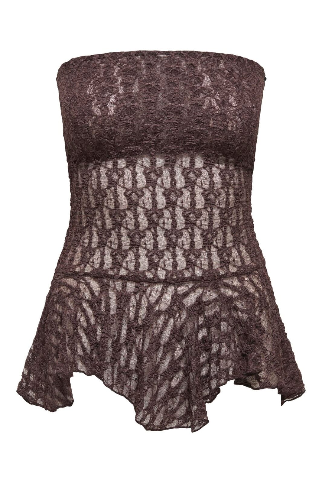 Only - Onlaya Tube Lace Top - 5030117 Chocolate Martini