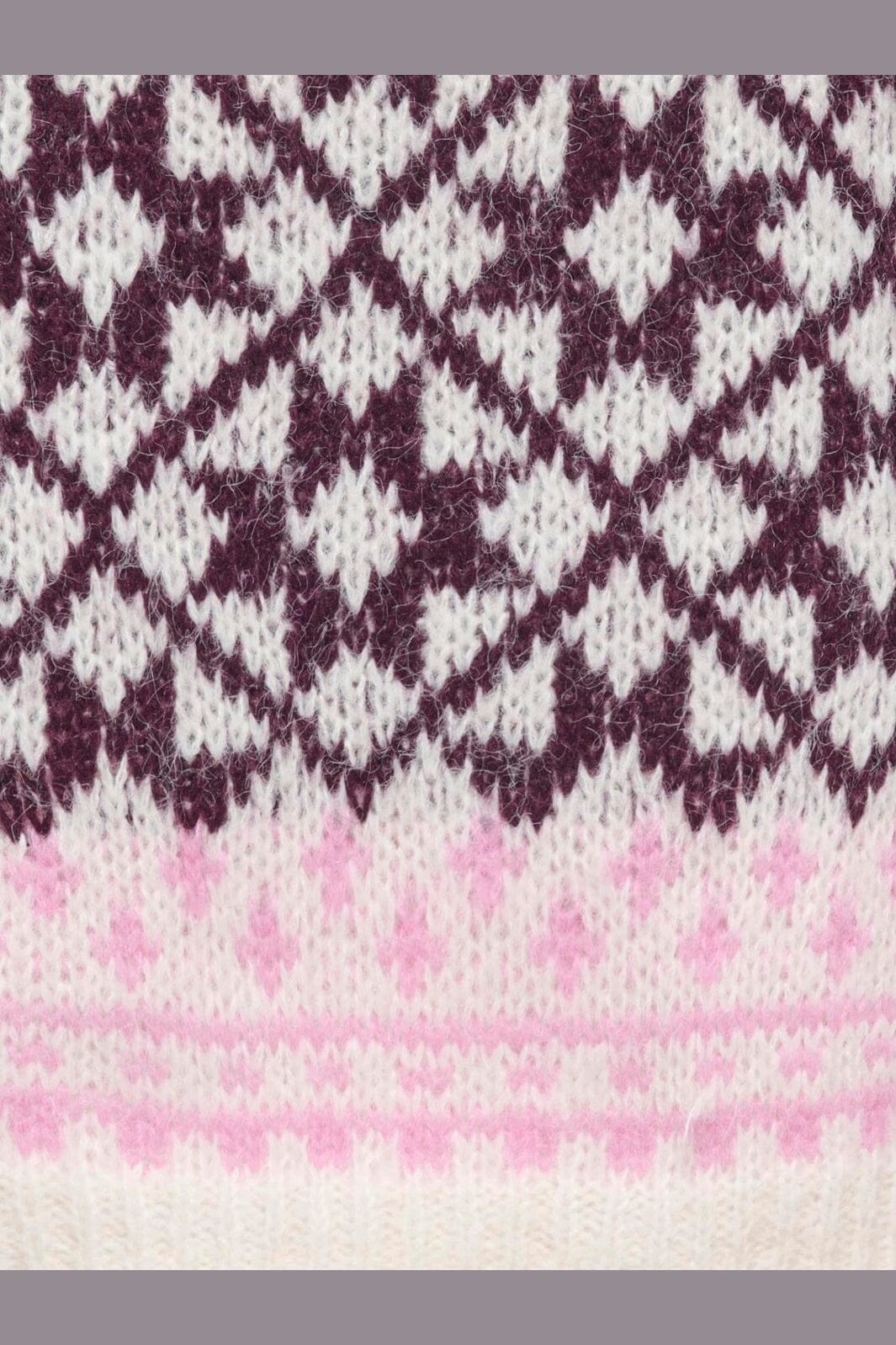 Only - Onlcaro Ls Rollneck Cc Knt - 5020732 Birch Fig/Cyclamen