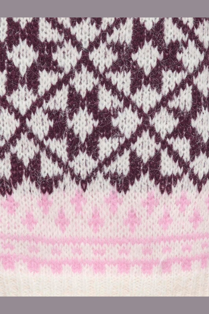 Only - Onlcaro Ls Rollneck Cc Knt - 5020732 Birch Fig/Cyclamen