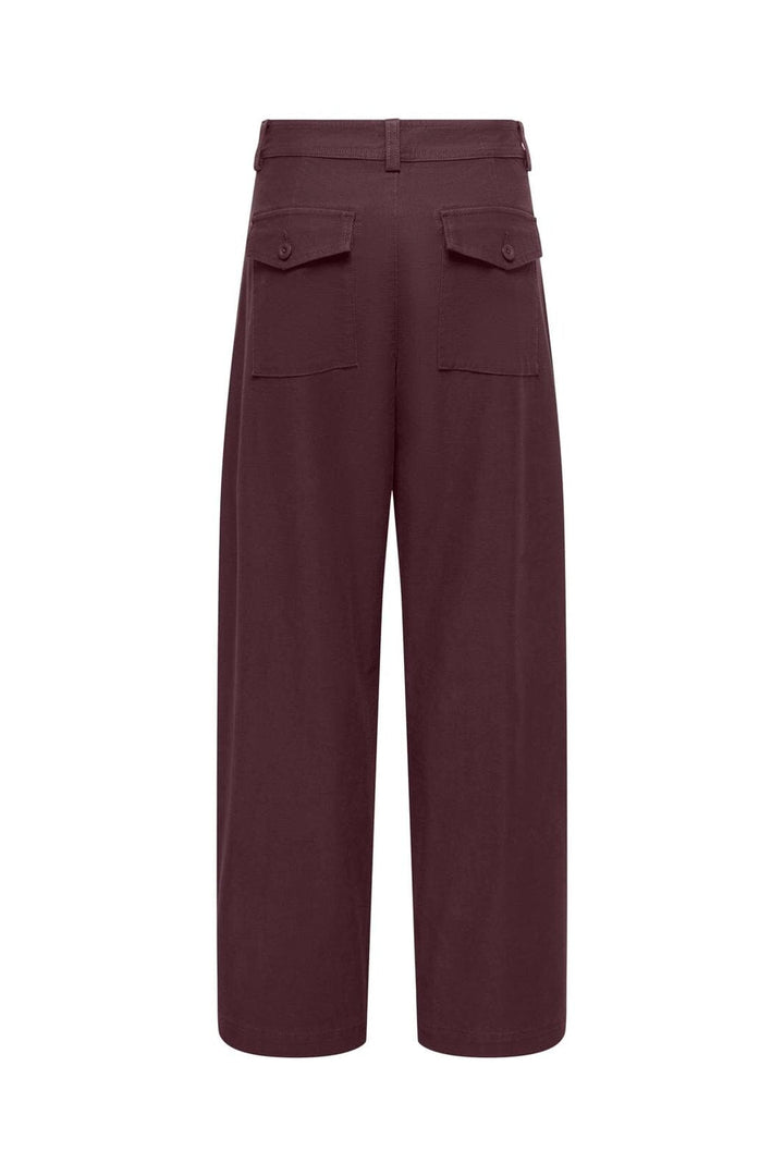 Only - Onlclair Barrel Pant - 5199418 Fudge