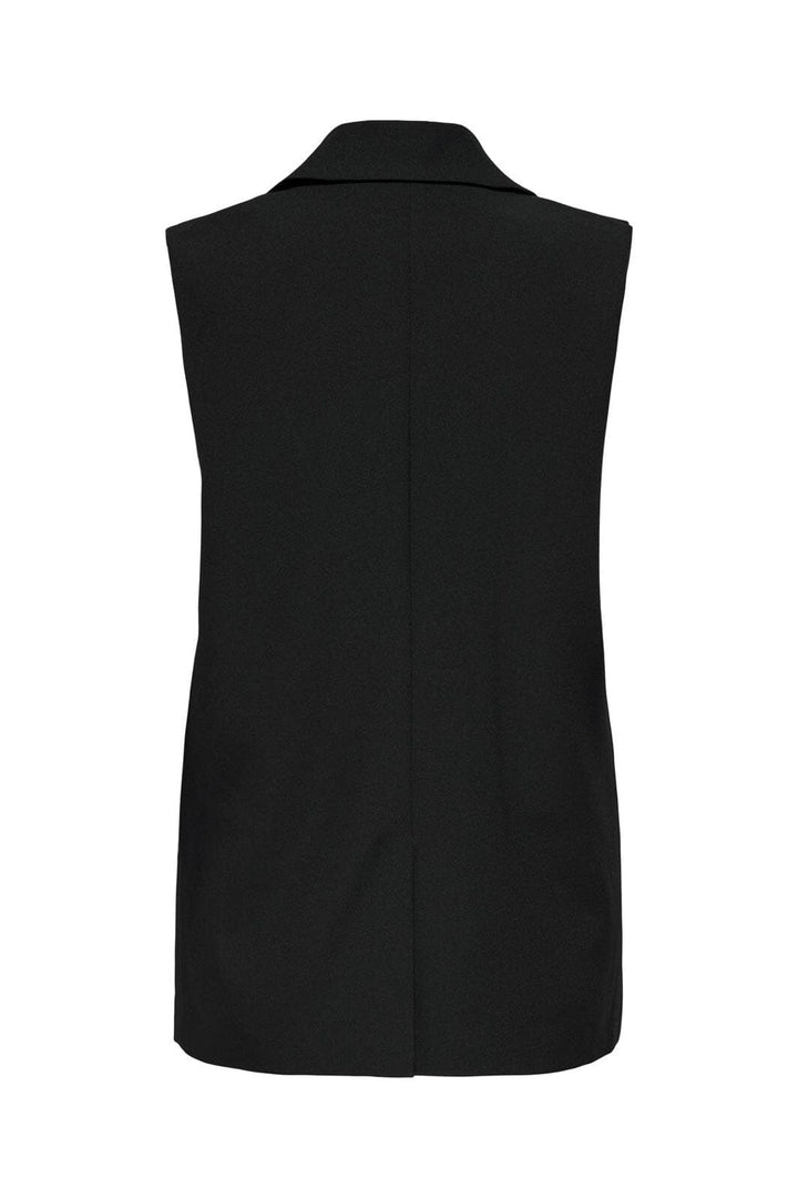 Only - Onlelly Life S/L Loose Vest Tlr - 4810723 Black