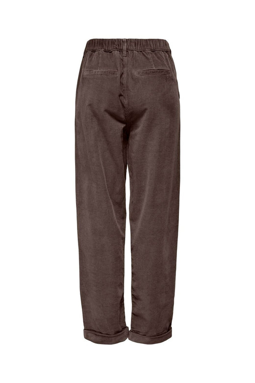 Only - Onlflora Ela Cord Carot Pant - 5049111 Chocolate Brown