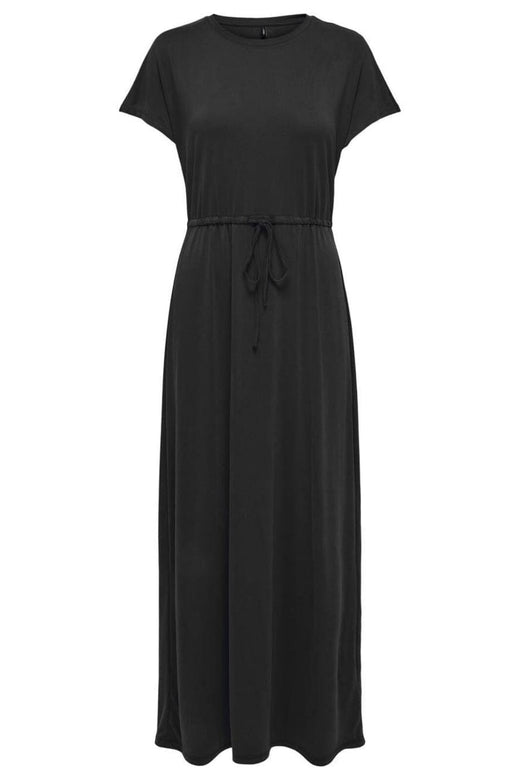 Only - Onlhannah S/S Long Dress - 4758718 Black Kjoler 