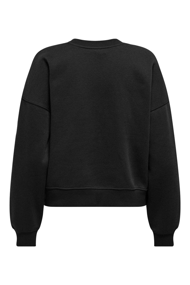 Only - Onlhappy L/S Crew Neck Swt - 5199519 Black
