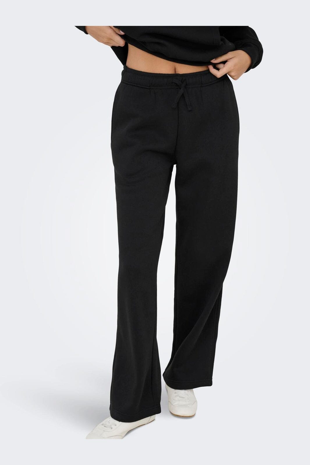 Only - Onlhappy Straight Pant Swt - 5199577 Black