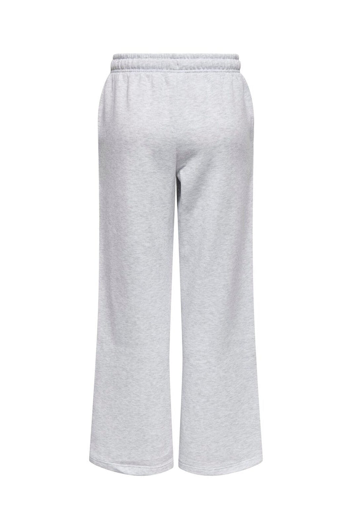 Only - Onlhappy Straight Pant Swt - 5199578 Light Grey Melange