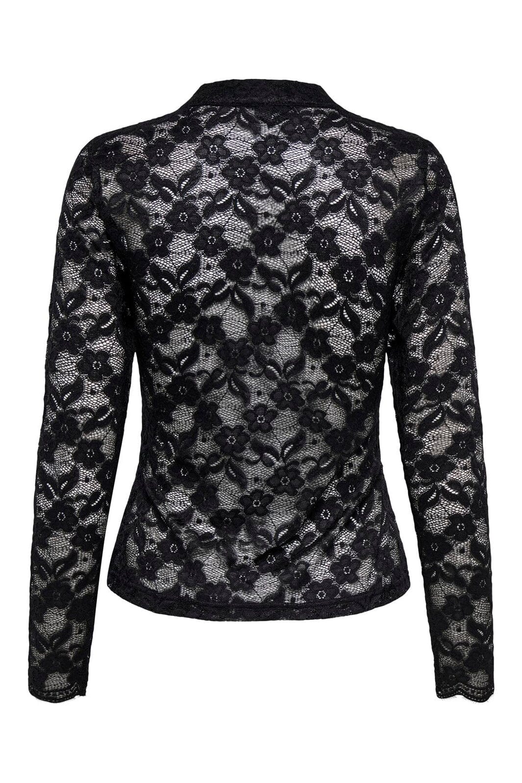Only - Onlidi L/S Lace Top - 5249404 Black