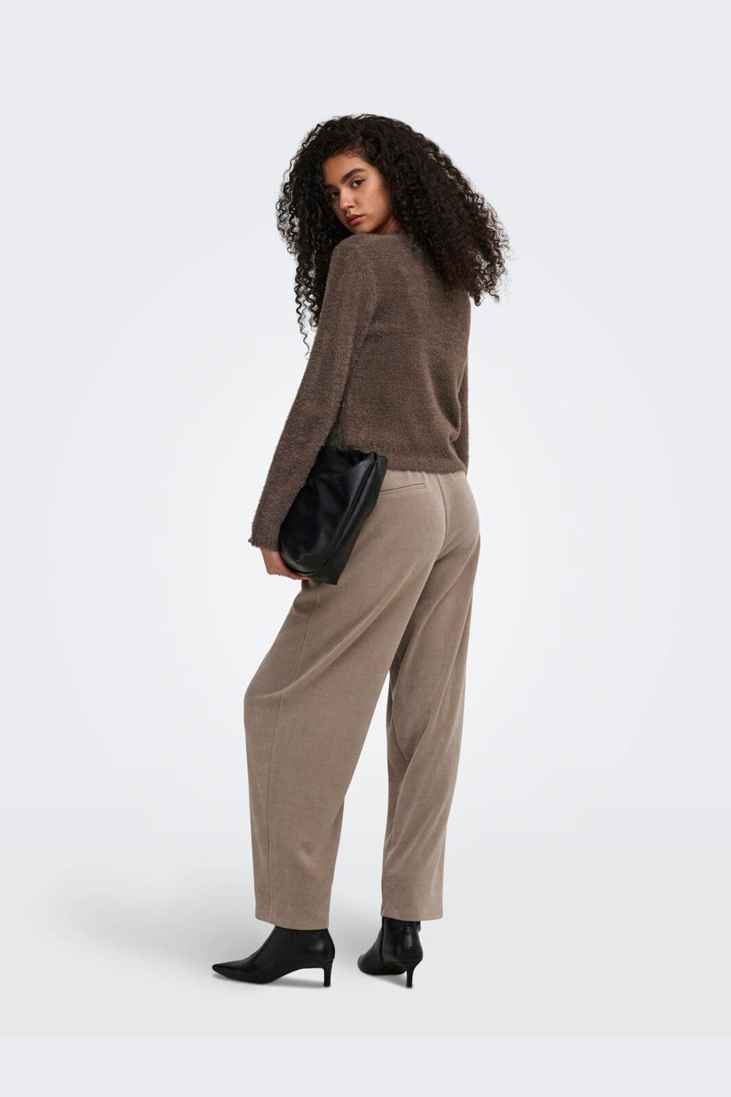 Only - Onlkerry Piumo Ls O-Neck Cc Knt - 5028695 Bracken