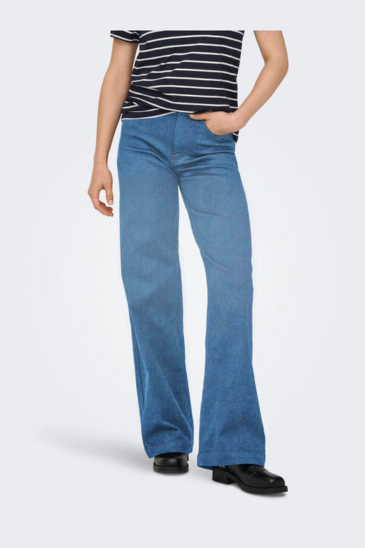 Only - Onlmadison-Royal Wide - 4935491 Medium Blue Denim