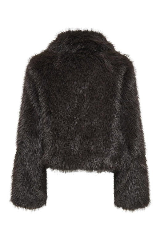 Only - Onlmanny Faux Fur Jacket Cc - 4902782 Chocolate Torte
