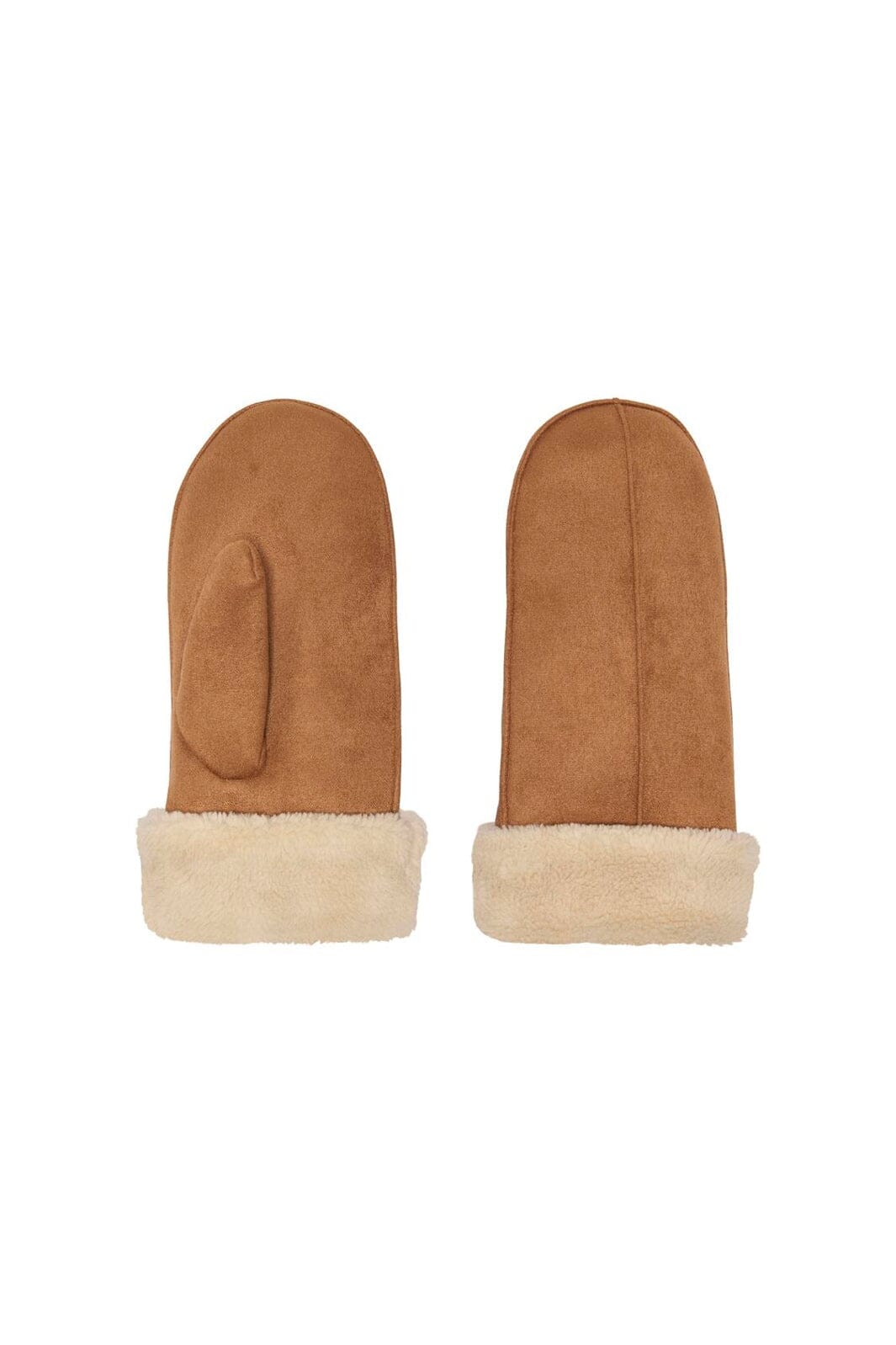 Only - Onlnicki Faux Suede Mittens Acc - 4774370 Chipmunk