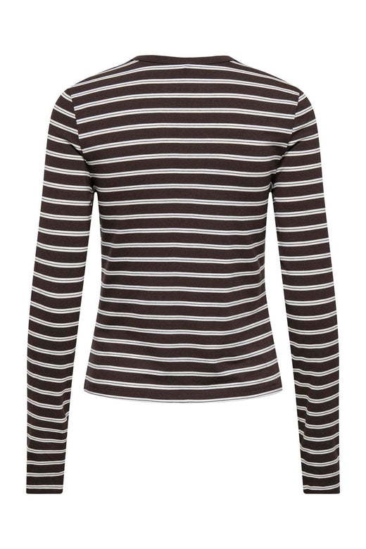 Only - Onlnina L/S Top - 5120993 Coffee Bean Cloud Dancer