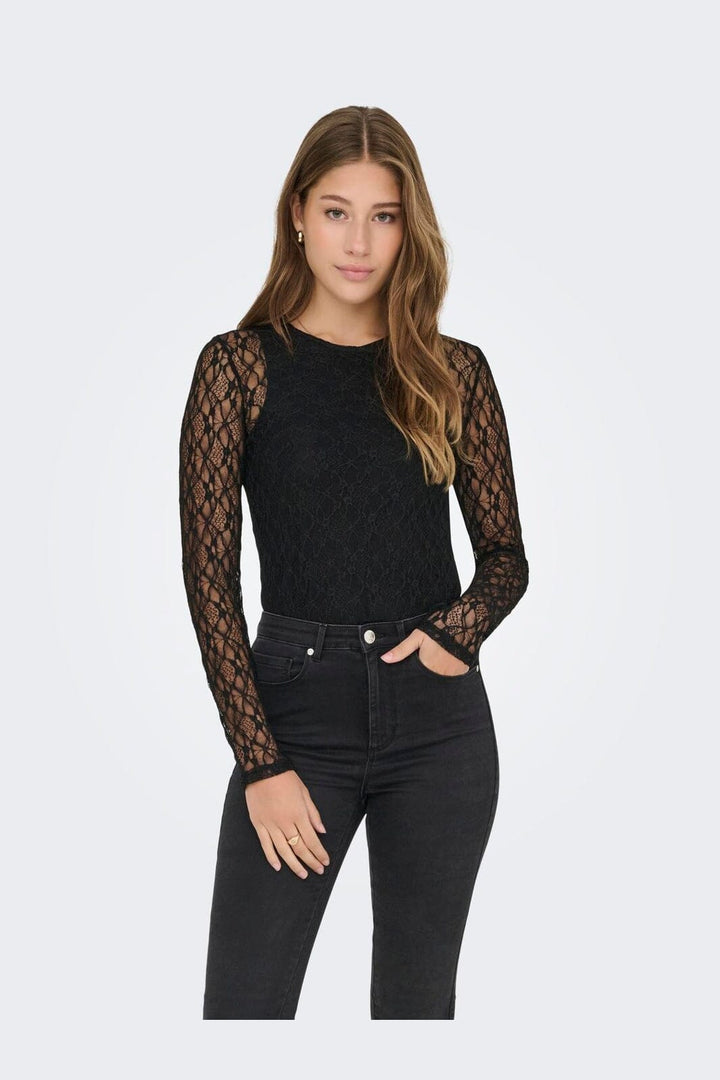 Only - Onlsyrene Lace Body Acc - 4863163 Black