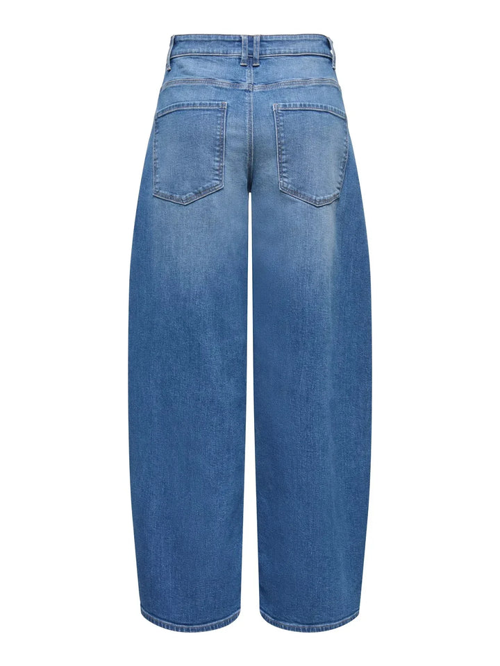 Only - Onltamy Barrel Epp - 4968777 Medium Blue Denim Jeans 