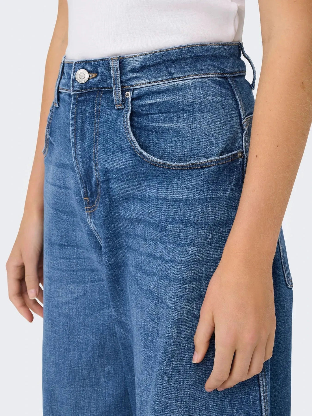Only - Onltamy Barrel Epp - 4968777 Medium Blue Denim Jeans 