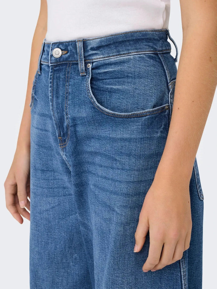 Only - Onltamy Barrel Epp - 4968777 Medium Blue Denim Jeans 