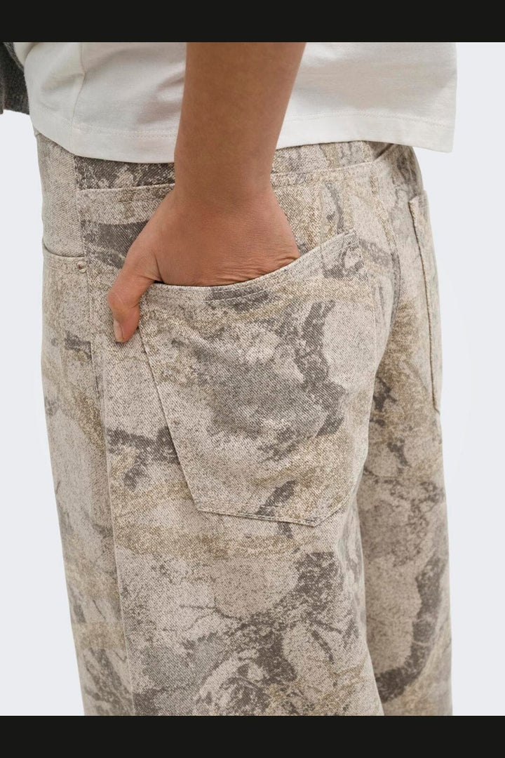 Only - Onltaylor-Banu Barrel Pant - 5162574 Oatmeal Camo
